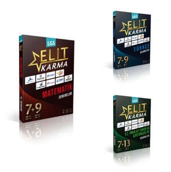 Elit Karma Lgs Matematik - Türkçe - Inkılap  Deneme Seti - Paraf Yayınları