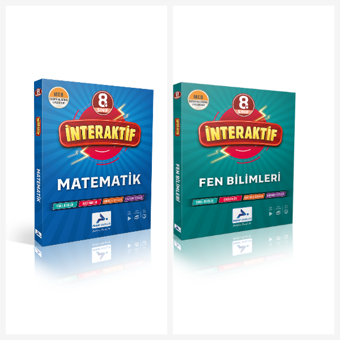 Paraf 8. Sınıf İnteraktif Fen Bilimleri  & Matematik Soru Kütüphanesi - Paraf Yayınları