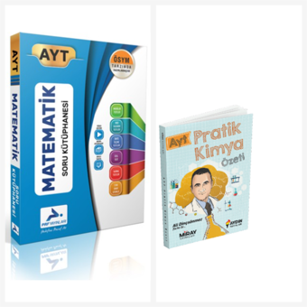 Paraf Ayt Matematik Soru Kütüphanesi & Ayt Pratik Kimya Özet Kita - Paraf Yayınları
