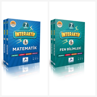 Paraf İnteraktif 7. Sınıf İnteraktif Matematik & Fen Bilimleri  Soru Kütüphanesi - Paraf Yayınları