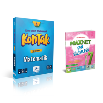 Paraf Yayınları 7.sınıf Kontak Matematik Deneme &  7.sınıf Fen Bil. Soru Kitabı - Paraf Yayınları