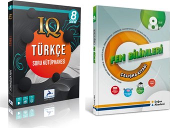 Paraf Yayınları Iq 8.sınıf Türkçe  &  Fen Bilimleri Çalışma Kitabı - Paraf Yayınları