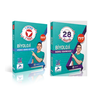 Paraf Yayınları Z Takımı Tyt   Biyoloji  Soru Bankası &  Video Ders Anlatım Kitabı - Paraf Yayınları