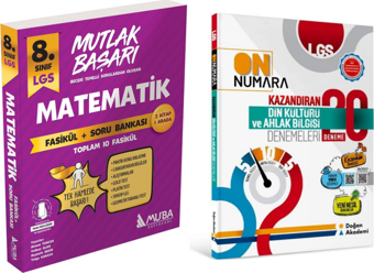 Muba Yayınları 8.sınıf Mutlak Başarı Matematik Fasikül & Doğan Akademi Lgs On Numara Kazandıran Din  - Muba Yayınları