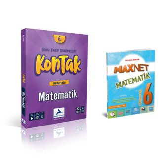 Paraf Yayınları 6.Sınıf Kontak Matematik Deneme &  6.Sınıf Matematik Soru Kitabı - Paraf Yayınları