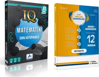 Paraf Yayınları Iq 8.sınıf Matematik &  Matematik Deneme - Paraf Yayınları