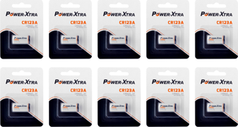 Power-Xtra CR123A Lithium Pil - 10 lu Paket