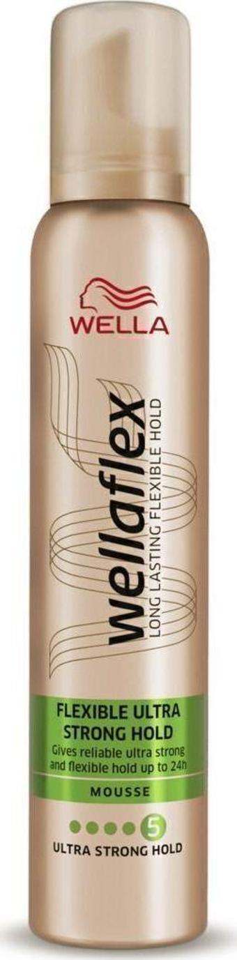 Wella Flexible Ultra Strong Hold Saç Köpüğü - 200 ml