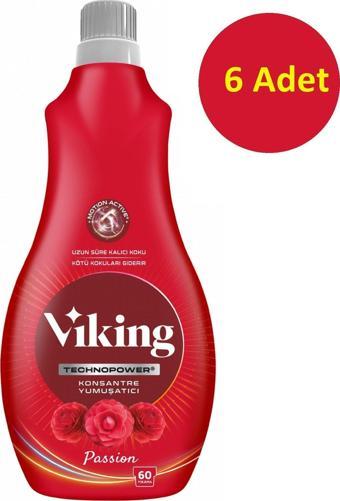 Viking Technopower Konsantre Çamaşır Yumuşatıcı Passion 1440 Ml - 6 Adet