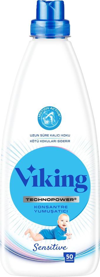 Viking Technopower Konsantre Çamaşır Yumuşatıcı Sensitive 1440 Ml - 6 Adet