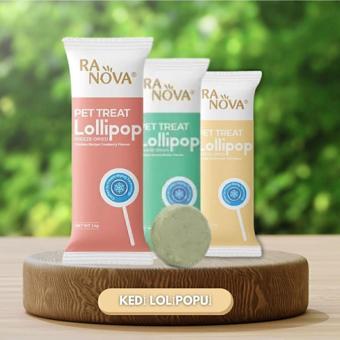 RANOVA Karışık Kurutulmuş Kedi Ödülü Lolipop 1.4 gr - 3 Li Paket