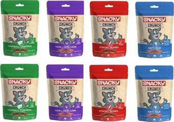 Snacky Crunch 4 Çeşit Karma Kedi Ödülü 60 Gr. X 8 Adet