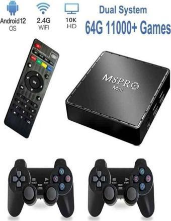 M8 Pro 10K Ultra Hd Video Oyun Konsolu + Android Tv Özelliği