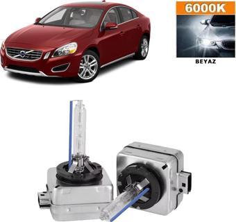 Volvo s60 2010-2018 D3S / D3R 6000K Beyaz HID Xenon Ampul 2 Adet