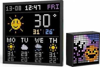 Divoom Timebox Evo Bluetooth Hoparlör ve Pixoo-64 Led Ekran Seti