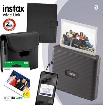 Instax Wide Link Gri Akıllı Telefon Yazıcısı ve Hediye Seti 1