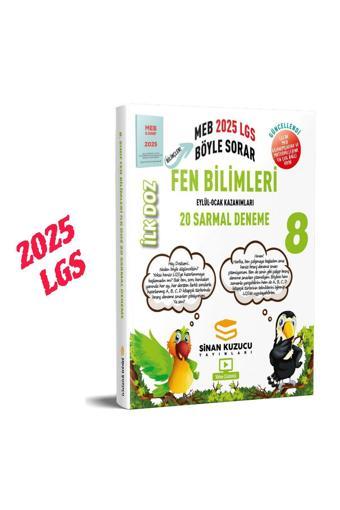 Sinan Kuzucu Yayınları 8. Sınıf Fen Bilimleri İlk Doz Branş Deneme  - Sinan Kuzucu Yayınları