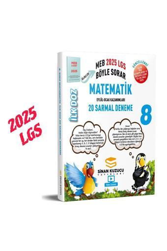 Sinan Kuzucu Yayınları 8. Sınıf Matematik İlk Doz Branş Deneme  - Sinan Kuzucu Yayınları