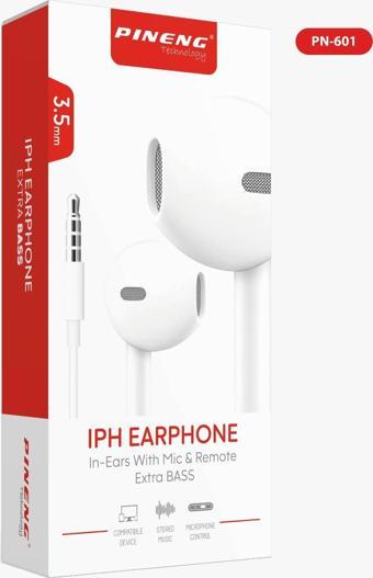 Pineng IPH Earphone Extra Bass Stereo Jack Kulaklık PN-601