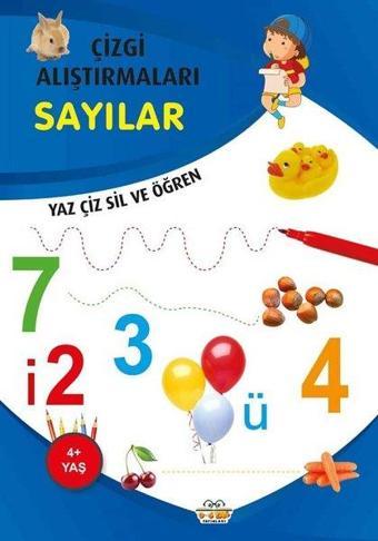 Sayılar - Çizgi Alıştırmaları 4+ - Emine Ulusoy - 0-6 Yaş Yayınları