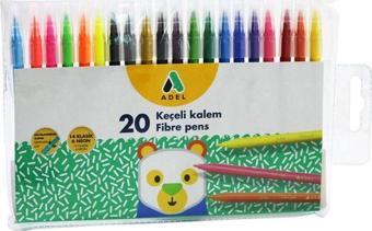 Adel 20 Renk Keçeli Kalem 2220223100