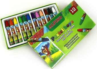 Alpıno 12 Renk Pastel Boya Dc-008299