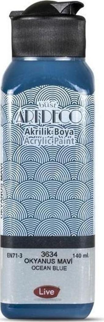 Artdeco Akrilik Boya 140 Ml Okyanus Mavi 070R-3634
