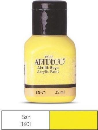 Artdeco Akrilik Boya Sarı 25 Ml 070A-3601