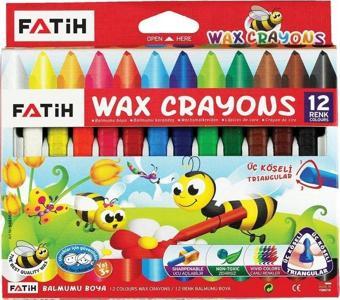 Fatih 12 Renk Wax Crayons Uzun Mum Boya 502201
