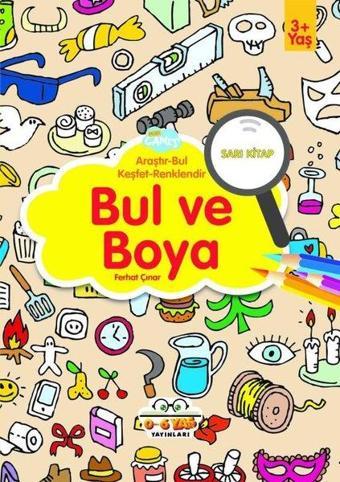 Bul ve Boya - Sarı Kitap - Ferhat Çınar - 0-6 Yaş Yayınları