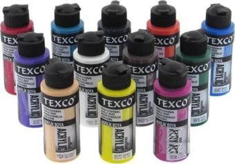 Rıch Texco Excellent 12 Renk Akrilik Boya 110 Cc