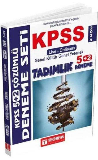 KPSS 2024 Lise Ön Lisans Tadımlık 5 + 2 Deneme - Kolektif  - Teorem Yayınları