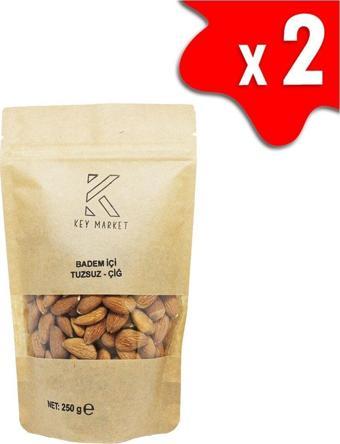 Key Market 500 Gram Doğal, Çiğ Badem Içi