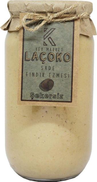 Laçoko 1 Kg Şekersiz, Katkısız, Glutensiz, Vegan, Doğal Sade Fındık Ezmesi (1 Kg )