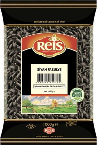 Reis Siyah Fasulye 1000 Gr