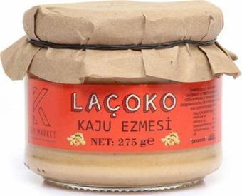 Laçoko 275 Gram Şekersiz, Katkısız, Glutensiz, Vegan, Doğal Kaju Ezmesi (275 Gram)