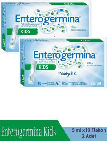 Enterogermina Kids 5 ml 10 Flakon 2 Adet