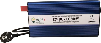 Alpex 500 Watt Ups (şebeke Şarjlı) Tam Sinüs İnverter