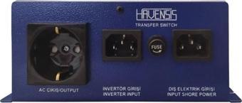 Havensis Transfer Switch Karavan 220v Otomatik Şebeke Ayırıcı İnverter