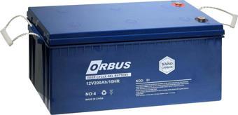 Orbus 12 V 200 Amper Derin Döngü Karbon Jel Akü