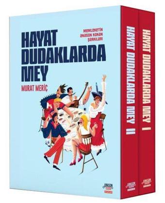 Hayat Dudaklarda Mey Seti-2 Kitap Takım - Murat Meriç - Anason İşleri Kitapları