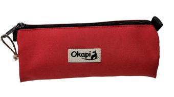 Okapi Üçgen Kalem Çantası Kırmızı Okp-103-R