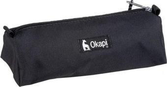 Okapi Üçgen Kalem Çantası Siyah Okp-103-S