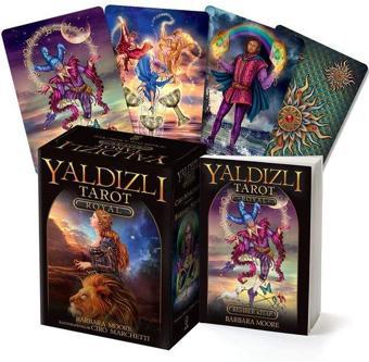 Yaldızlı Tarot Royal - 78 Kartlık Deste ve Rehber Kitap - Barbara Moore - Butik