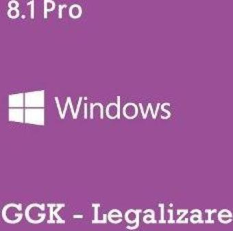 Microsoft Windows 8.1 Pro, Türkçe, 64 Bit, Get Genuine Kit (GGK)  DVD, 4YR-00157