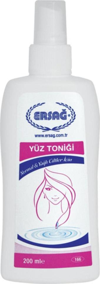 Ersağ Yüz Toniği (normal Yağlı Ciltler Için) 200 Ml