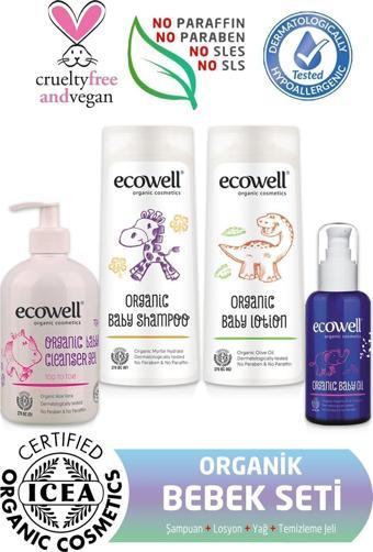 Ecowell Delist Organik Bebek Bakım Seti ( 4 Ürün)