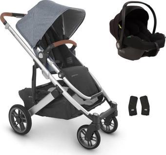 Uppababy Cruz V2 Cosmo Travel Sistem Bebek Arabası Gregory - Black