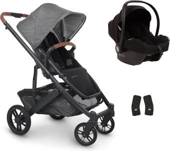 Uppababy Cruz V2 Cosmo Travel Sistem Bebek Arabası Greyson - Black