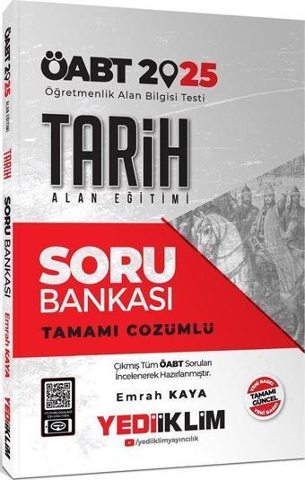 2025 ÖABT Tarih Alan Eğitimi Tamamı Çözümlü Soru Bankası - Yediiklim Yayınları